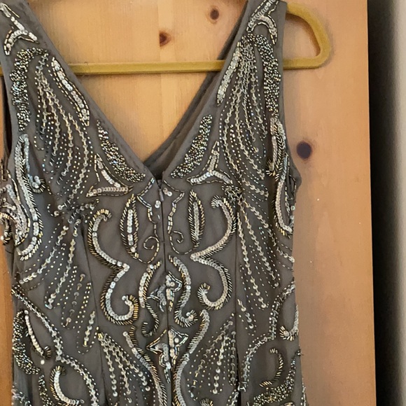 Patra long beaded gown size 6P - Picture 2 of 3